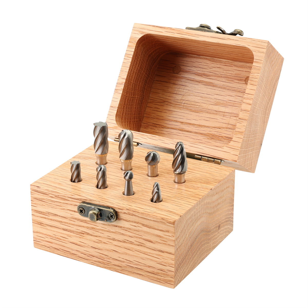 Picture of KnKut KNK8KK14BS-ALM Alumacut Carbide Burr Set with 0.25 in. Shanks - 8 Piece