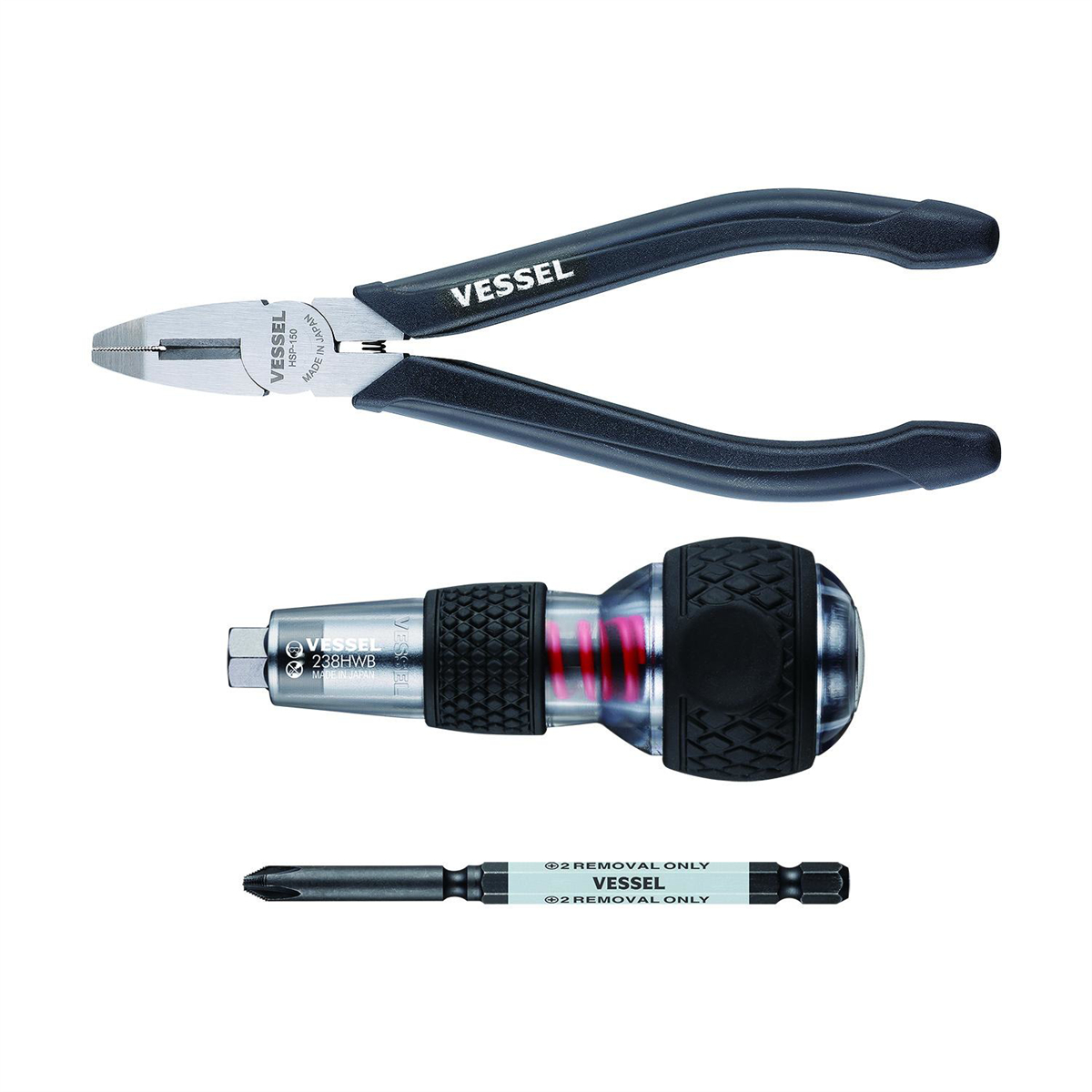 Picture of Vessel Tools VES238HWB2PU Impact & Out Screwdriver & Screw Removal Kit