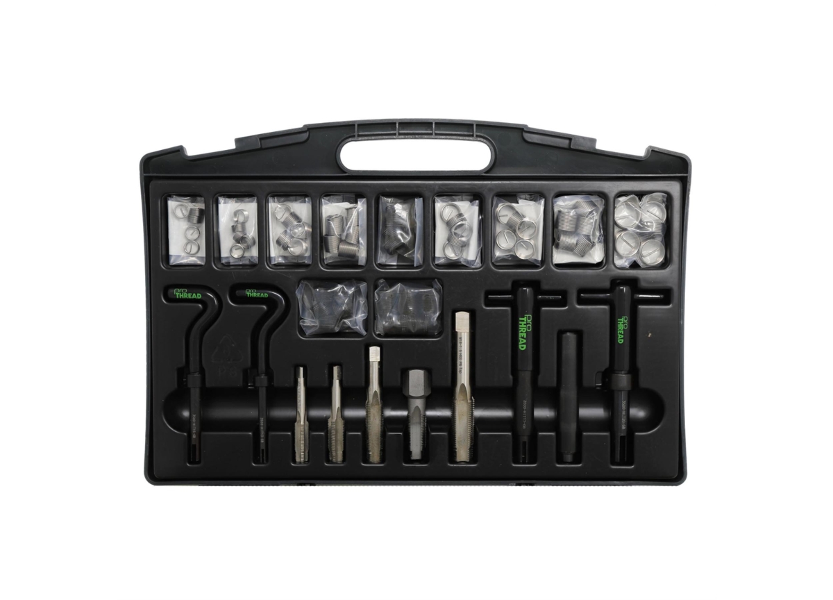 CTA98199 Spark Plug Thread Repair Workshop Kit - Automotive Engine Thread Restoration Tool Set