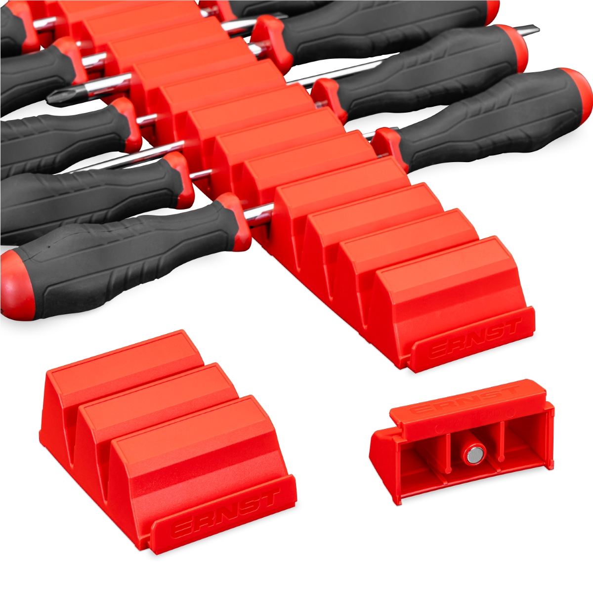 Picture of Ernst Manufacturing Store ERN5601M Magnetic Screwdriver Pro Tool Set&#44; Red - 13 Piece