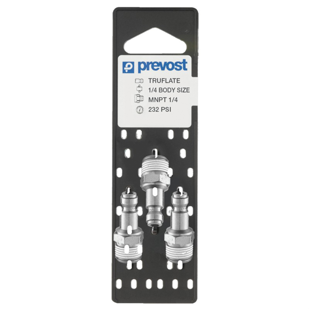 PRVURP066251P3 0.25 in. Automotive Interchange Parallel Plug On Plate, Tapered MNPT - Treated Steel