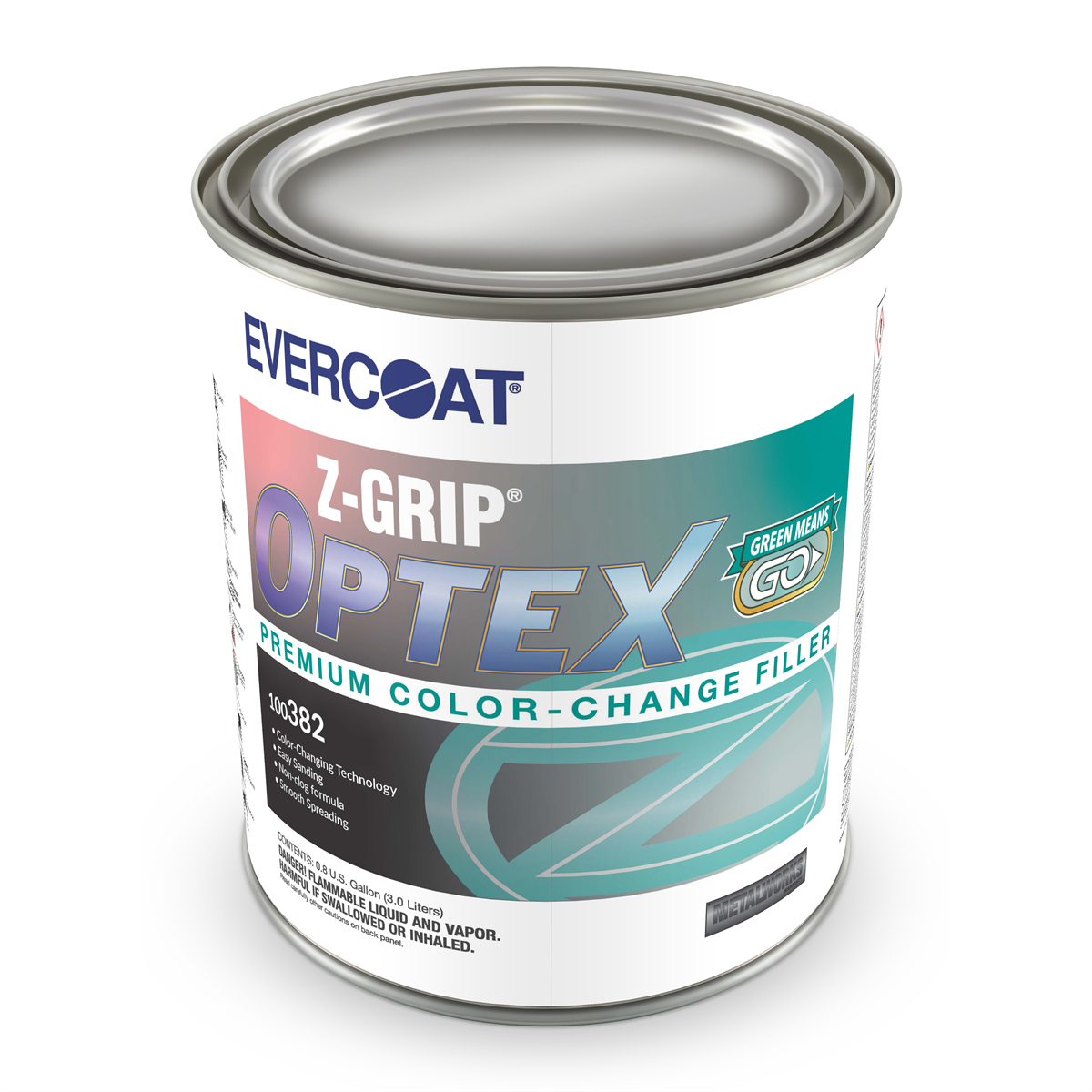 FIB382 3 Liter Z-Grip Optex Lightweight Body Filler, Paste - Pink