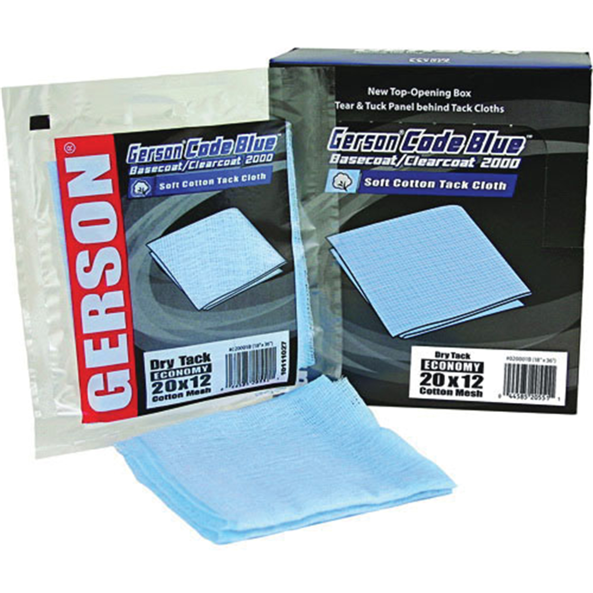 Gerson GEC020001B 36 x 18 in. Economy Tack Cloth, Code Blue
