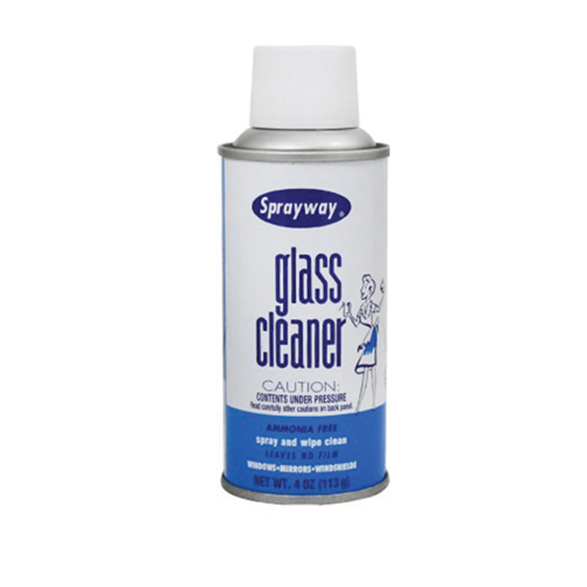 SWI48 5 oz Glass Cleaner, Semi Stable White Foam, Aerosol
