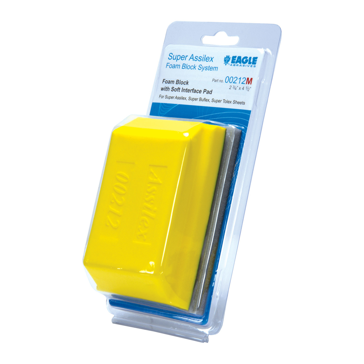EAG00212M Hand Sanding Block with Micro Hook Interface Pad, Super-Tack Attachment