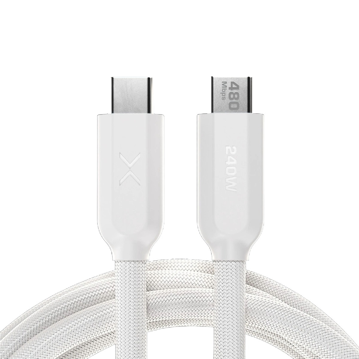 NOCXC3W 10 ft. 240W USB-C To USB-C Cable with E-Marker Chip - White