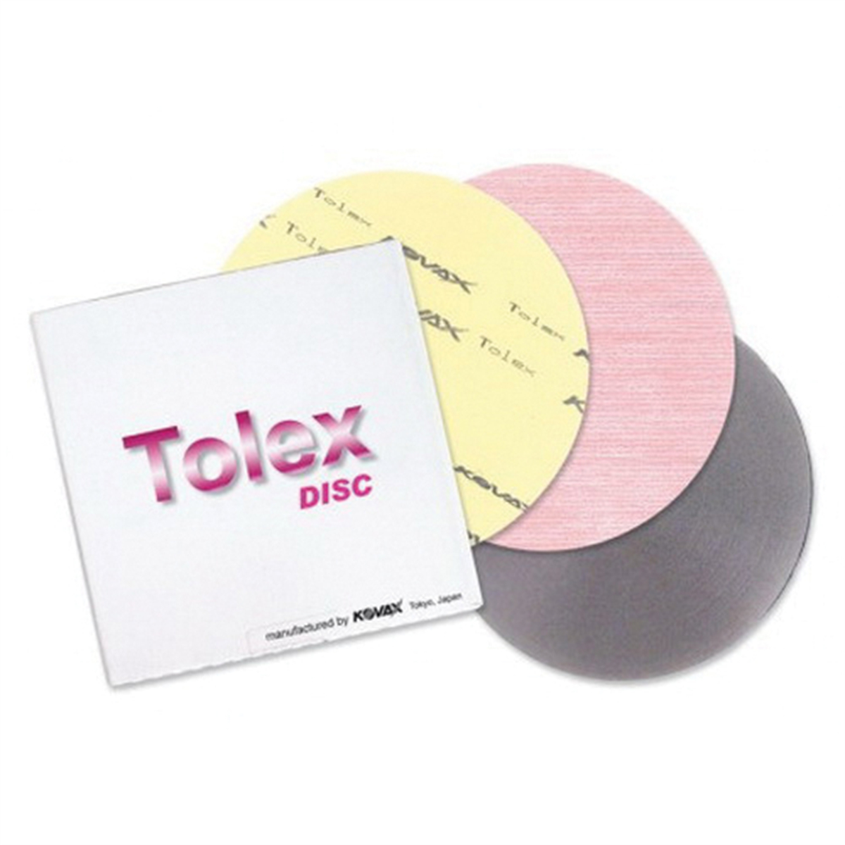 EAG1921503 6 in. Kovax Tolex Abrasive Disc - 1500 Grit - Stick On PSA Attachment