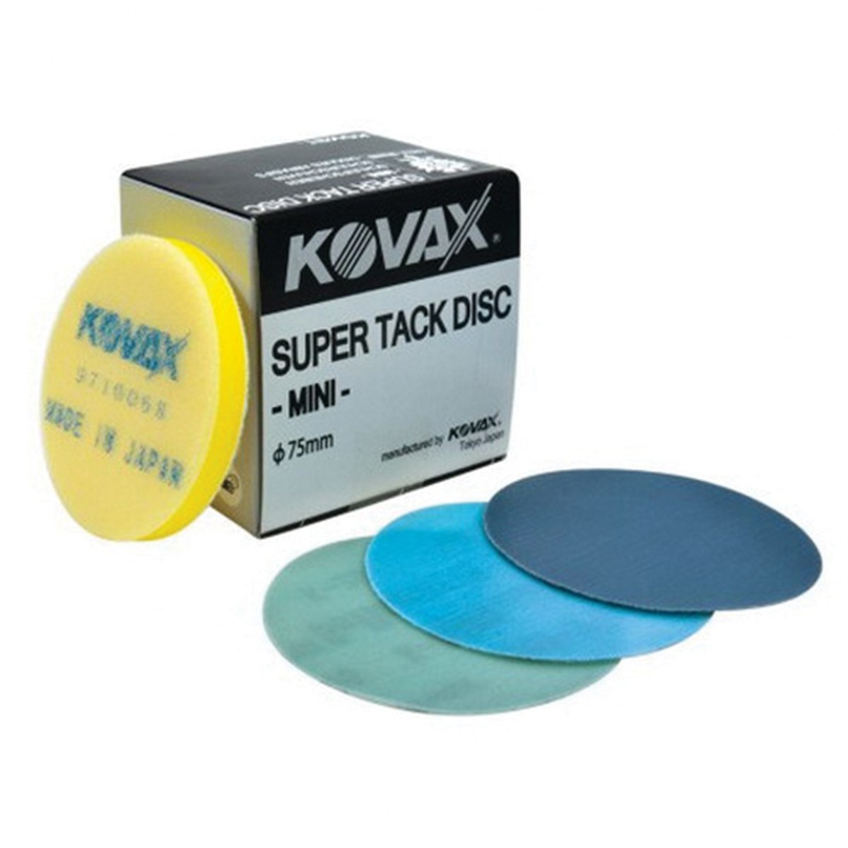 EAG7301515 3 in. Kovax Super Buflex Abrasive Disc - 2500 Grit - Super-Tack Attachment - Blue