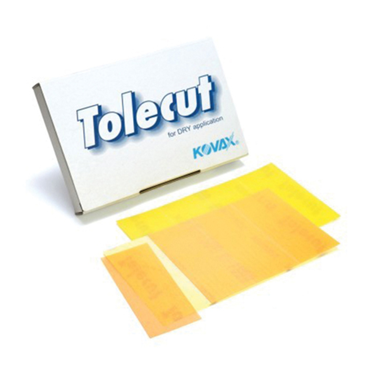 EAG1911547 70 x 114 mm Kovax Tole Cut 4-Cut Sheets - Yellow - Dry