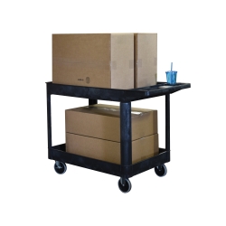 Picture of Luxor XLC11-B Two Shelf Heavy Duty Utility Cart
