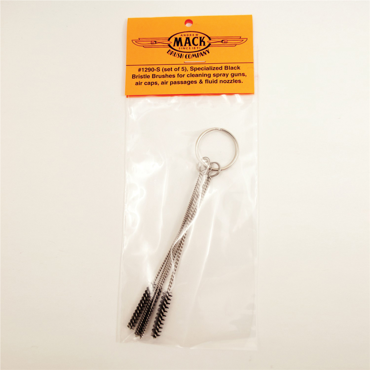 MAB1290-S Spray Gun & Air Cleaning Brush Set - 5 Piece