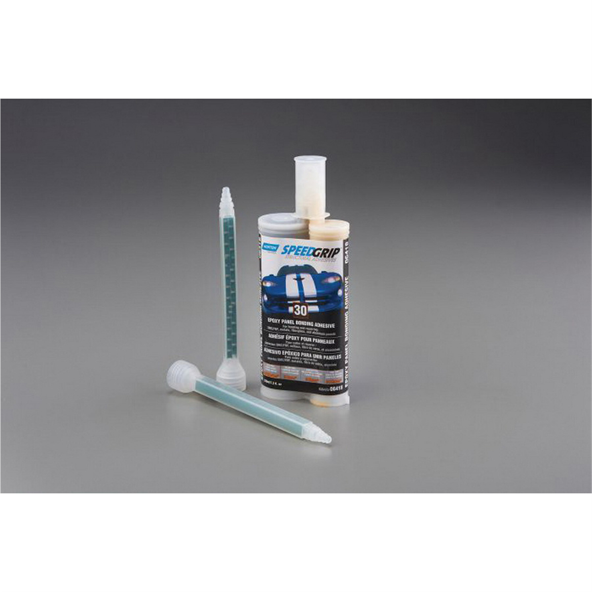 NOR06418 Speed Grip 2-Part Panel Bonding Adhesive, 220 ml Cartridge, Tan - Liquid
