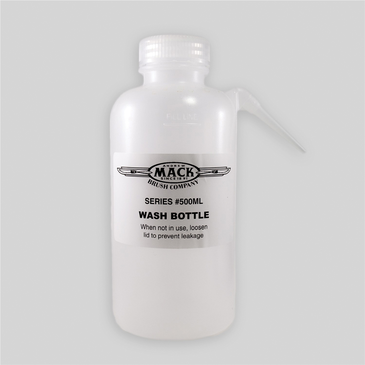 MAB500ML 500 ml Wide Mouth Wash Bottle, LDPE, Polypropylene Screw Closure