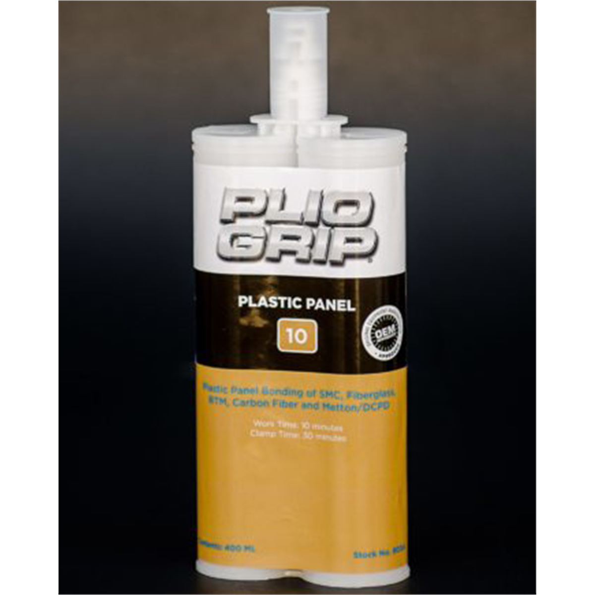 PLI8033 Plastic Panel Bonding, 400 ml Cartridge, Beige & Green