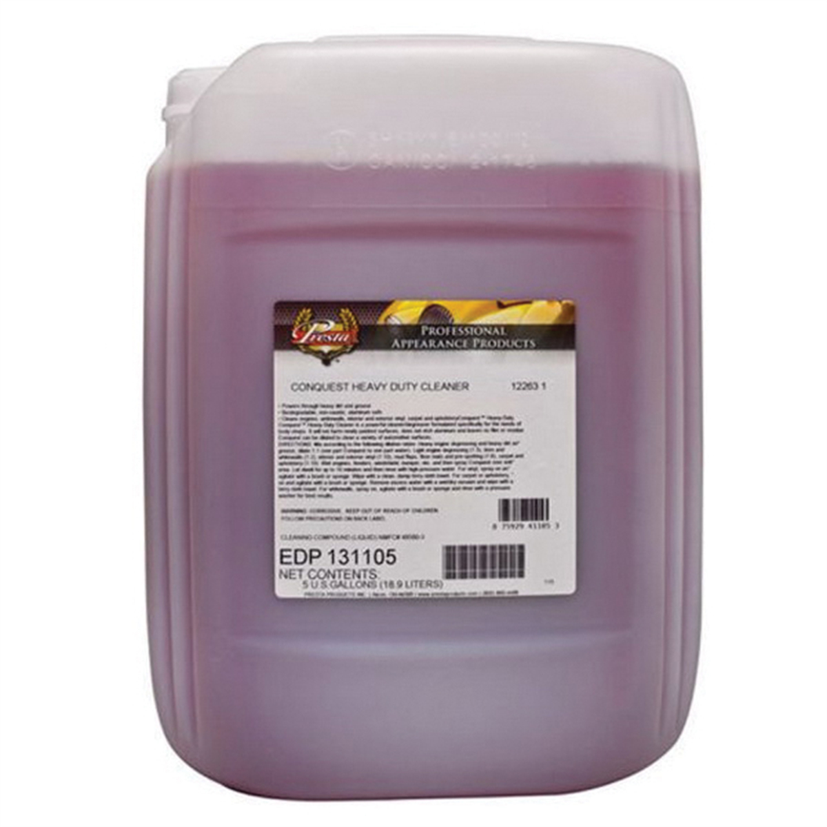 PES131105 5 gal Conquest All Purpose Cleaner, Brown