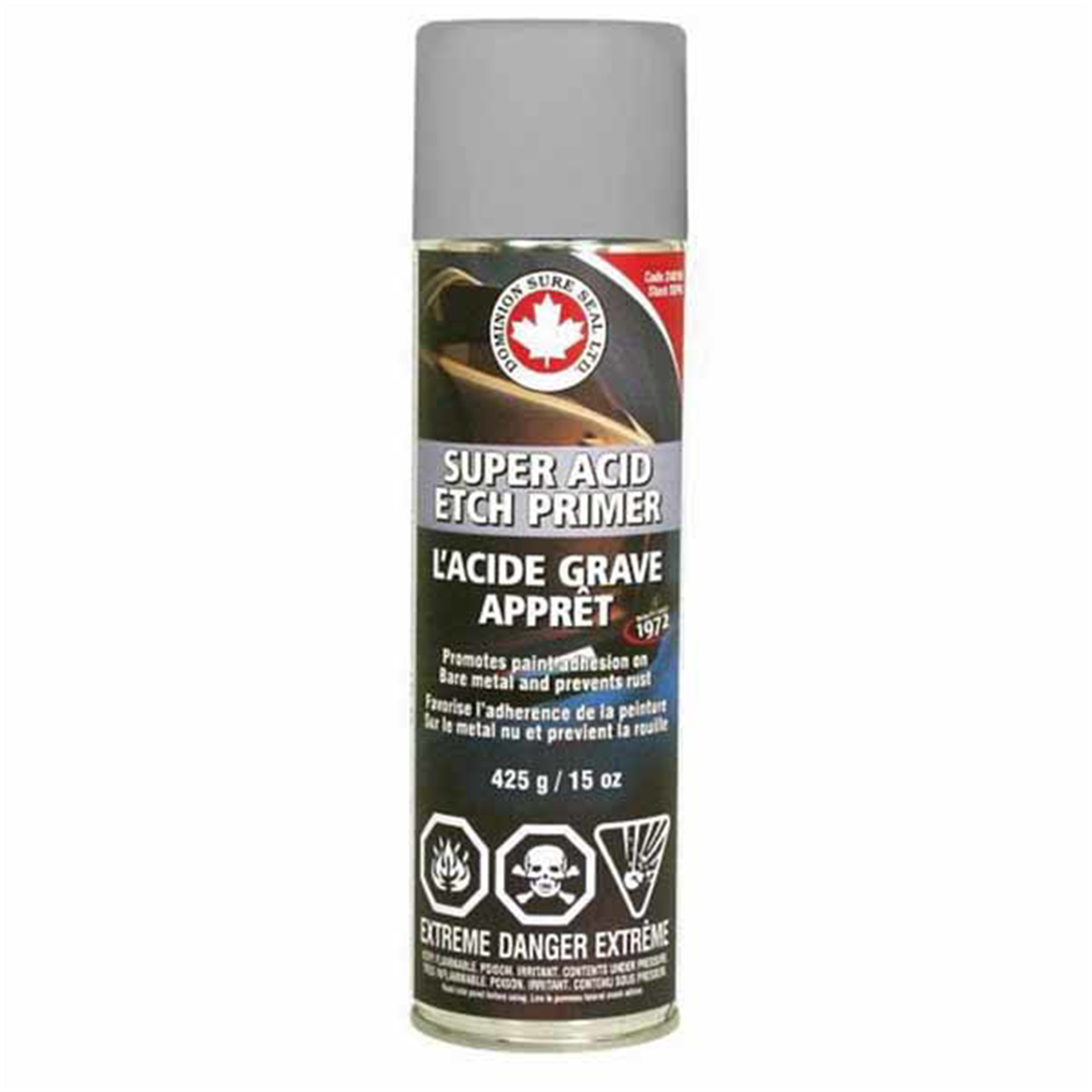 DOMSEPA 425 g Super Acid Etch Primer, Gray