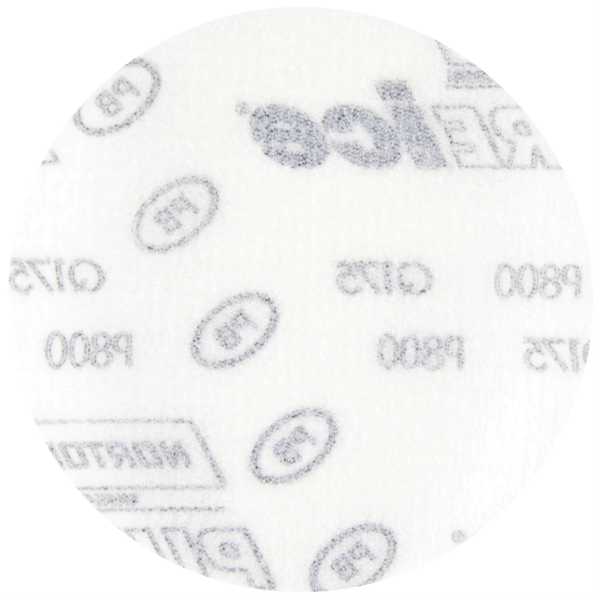 Hook-and-Loop Sanding Disc, 6" Dia, No Hole, Aluminum Oxide, P1500 Grit, Coated Type, Q175