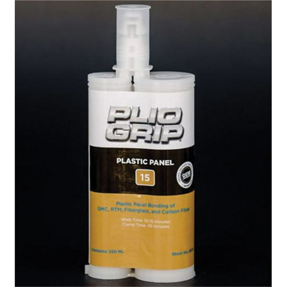PLI8005 Plastic Panel Bonding, 220 ml Cartridge, Beige & Green