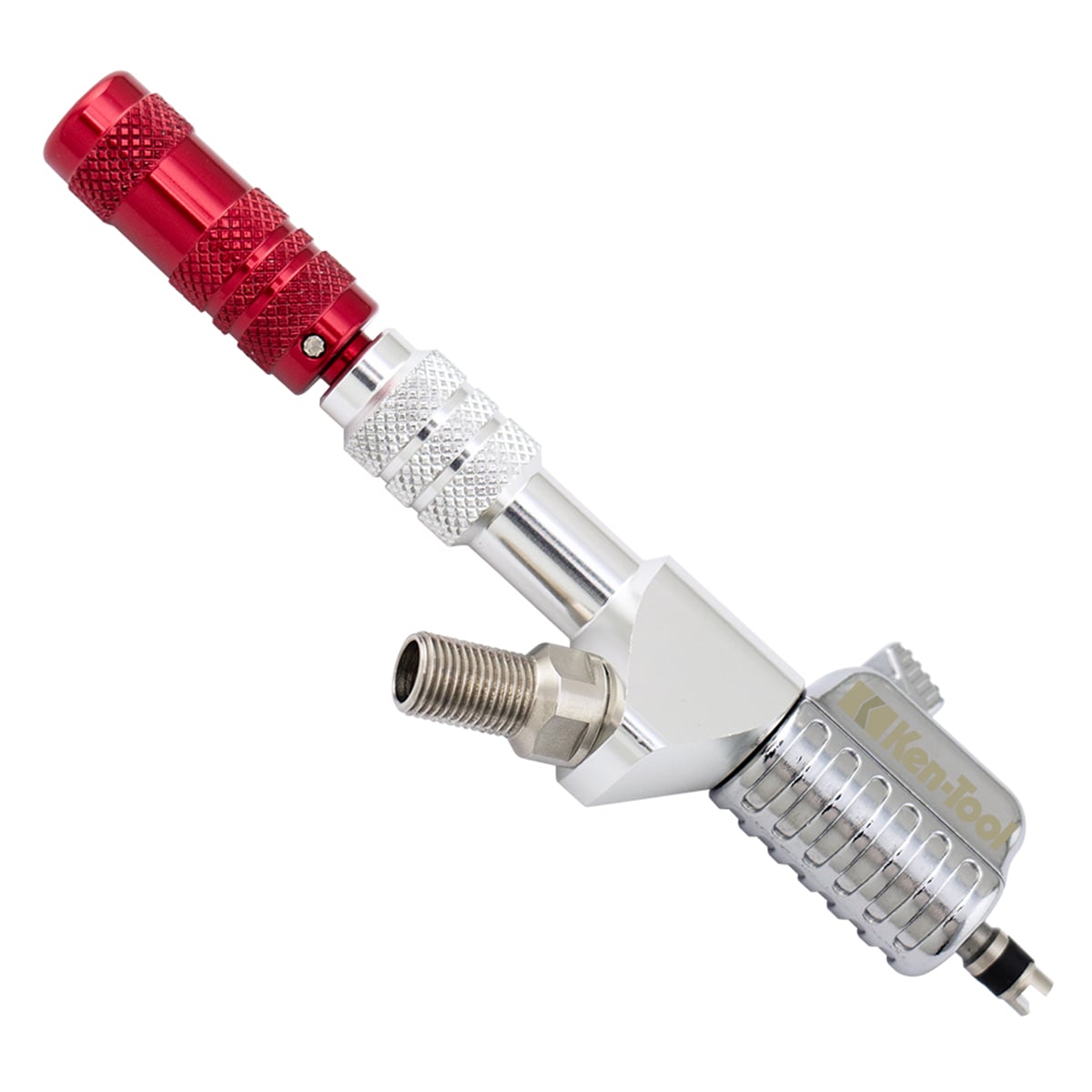 KEN25008 3-In-1 Quick Inflator Valve Core Remover Chuck Connection