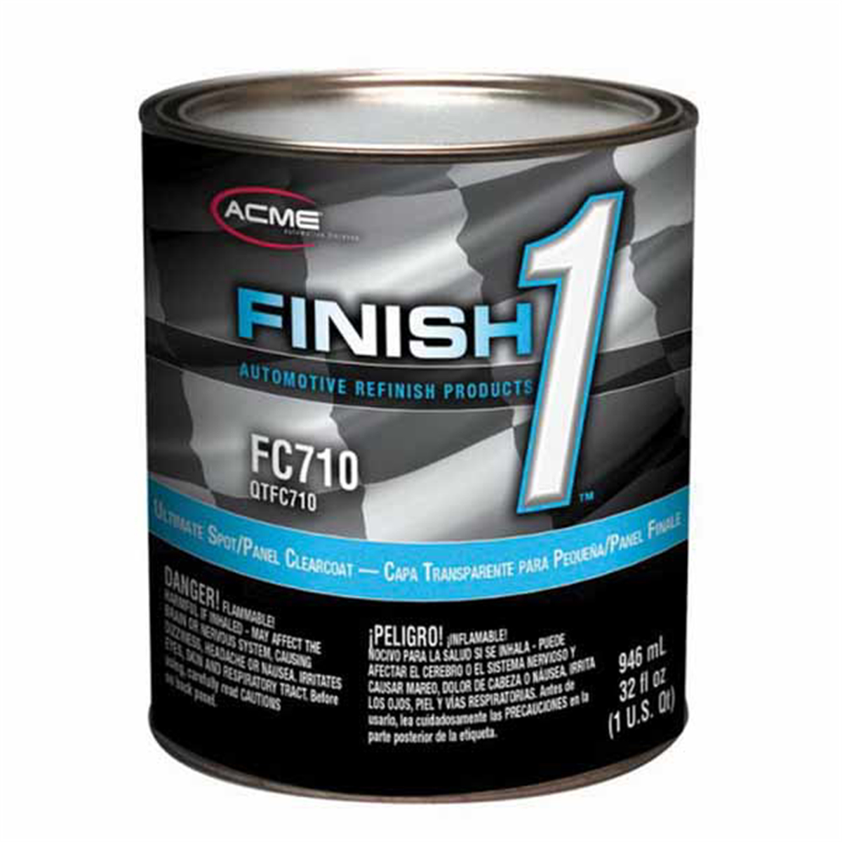 FNHFC710-4 1 qt. Ultimate High Solid 4.23 VOC Spot & Panel Clearcoat, Gloss
