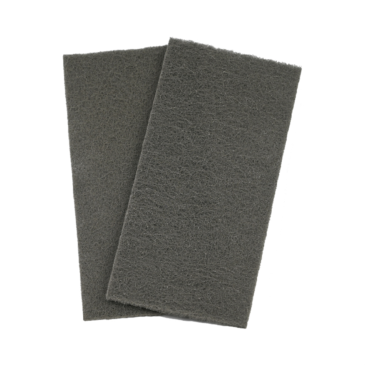 HITSPTHING 4.5 x 9 in. U-F Thin Gray Scuff Pad with Silicon Carbide Grain - 25 Piece per Box