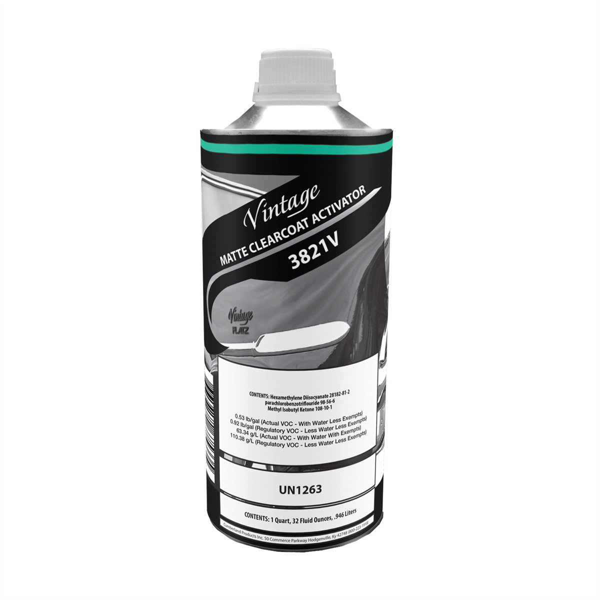 VTGCP3821-16 0.5 Point Regular Speed Clearcoat Liquid Activator, Colorless - European Clearcoats