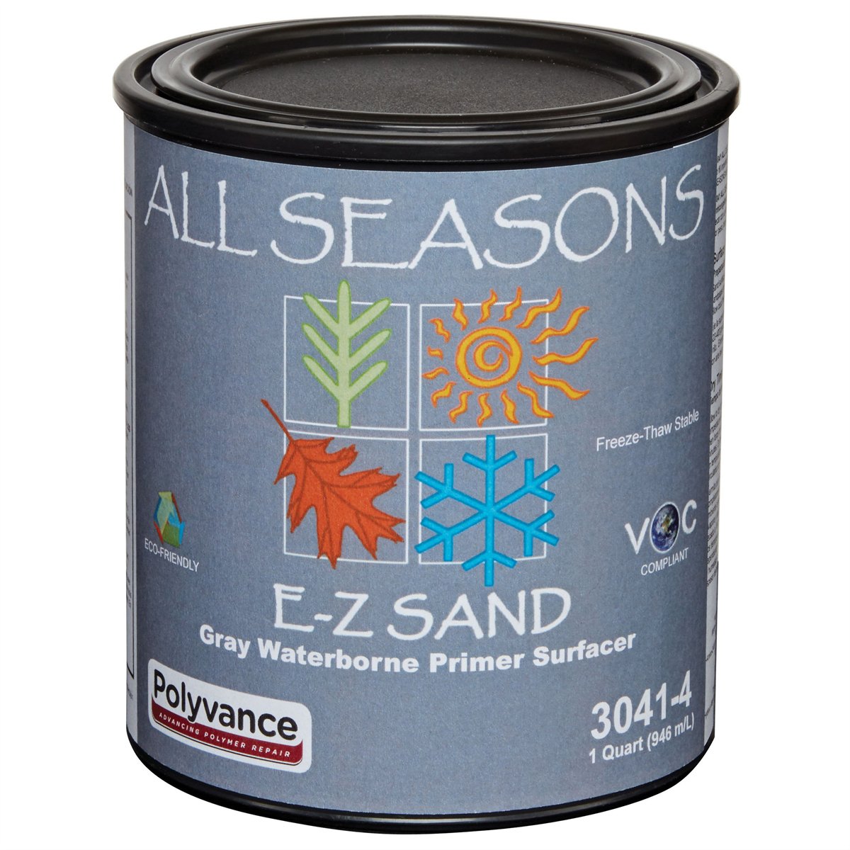 Polyvance All Seasons Light Gray Waterborne Primer-Surfacer - 1 Quart (416834)
