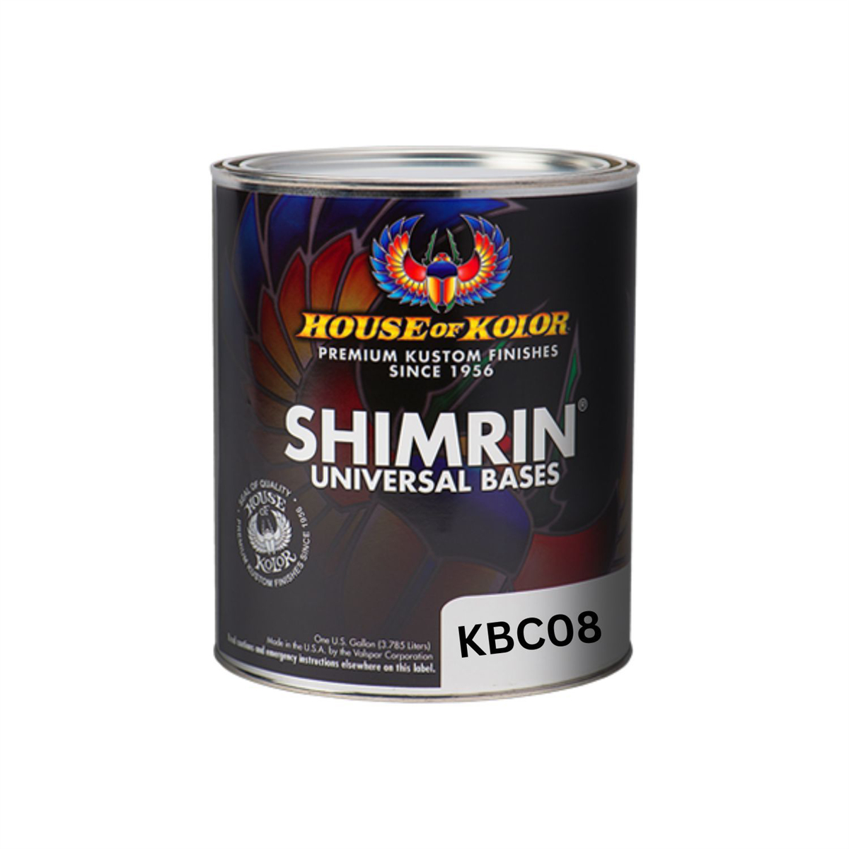 HOKC2C-KBC08-Q01 1 qt. Shimrin Kandy Series Universal Basecoat, Tangerine