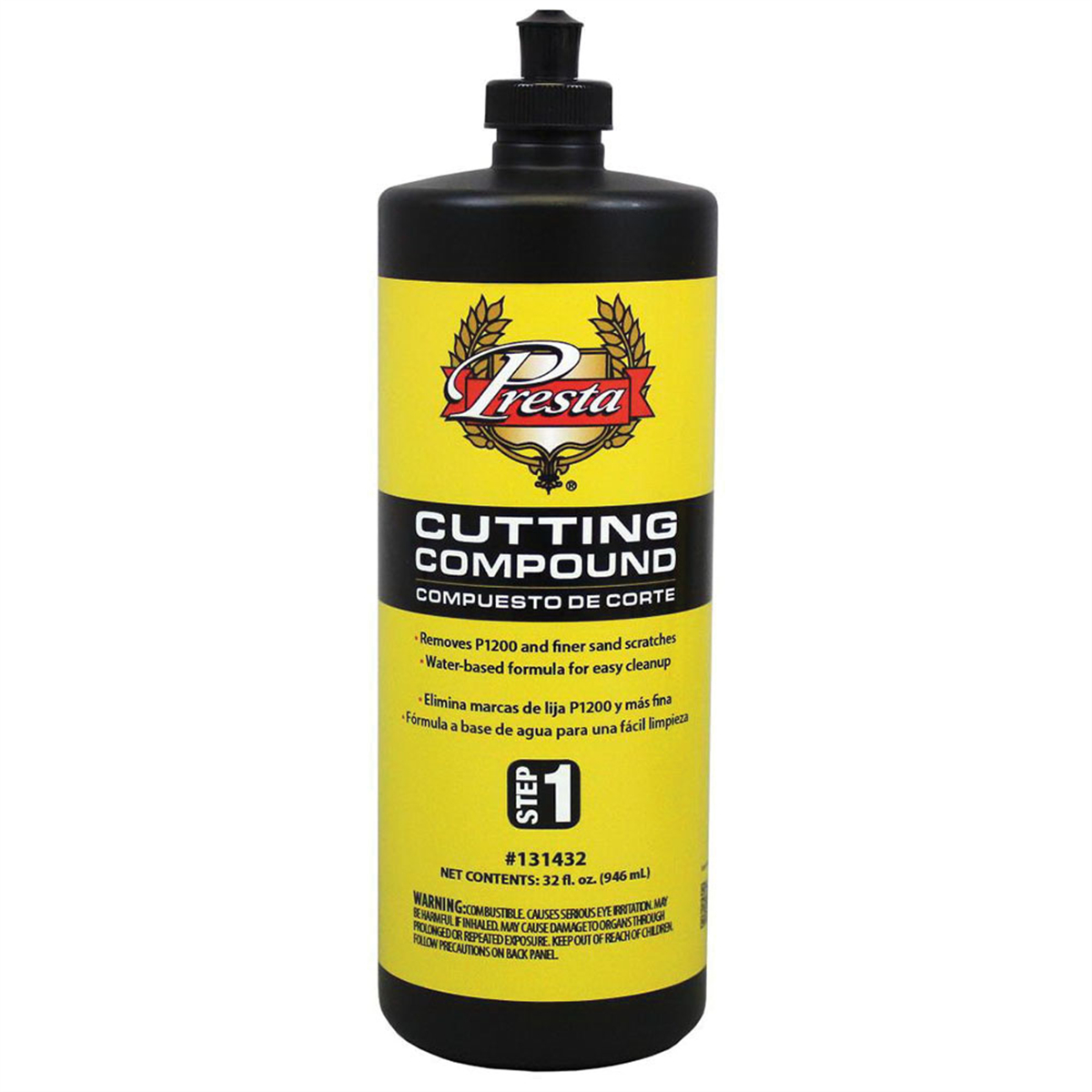 PES131432 32 oz Cutting Compound Bottle - White
