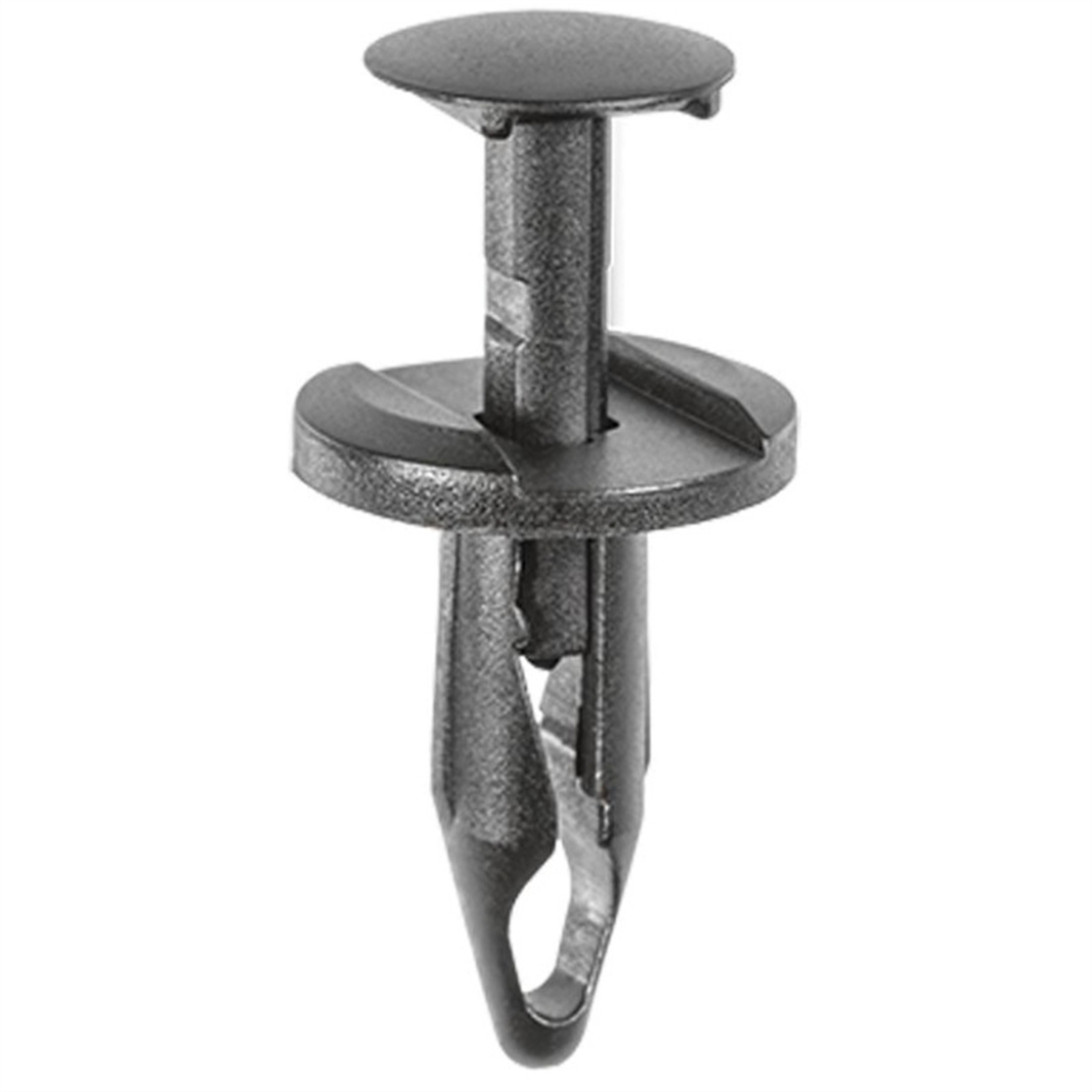 AVCAP19801 0.59 Head x 0.75 Stem in. Push-Type with Closed End Type 3 Wheel Opening Molding Retainer