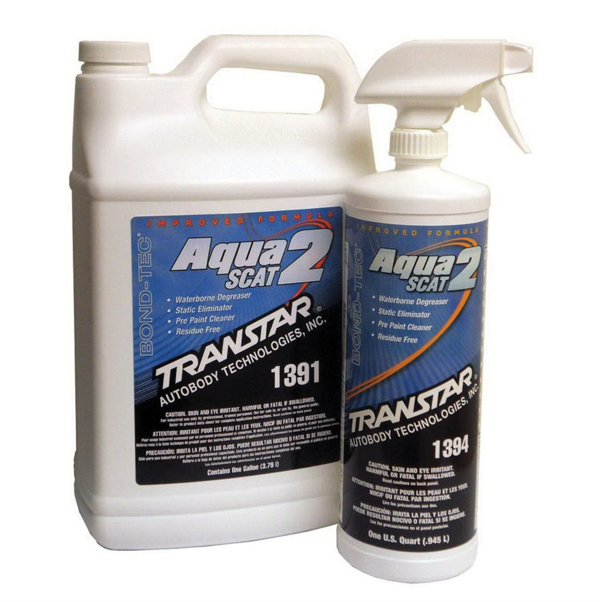 TRP1391 1 gal Aqua Scat 2 Waterborne Degreaser - White