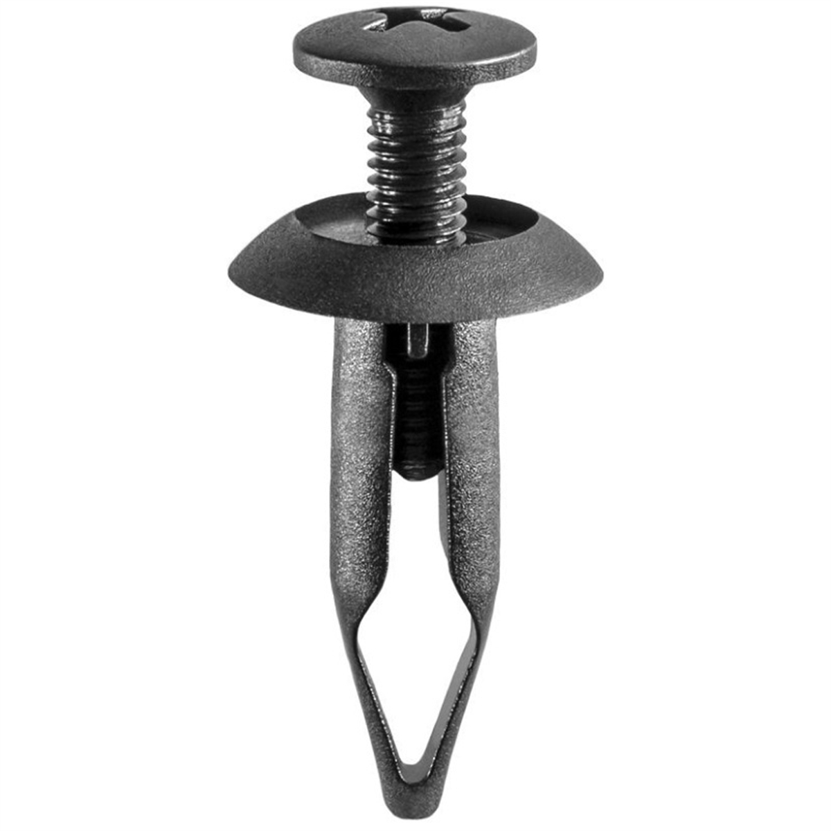 AVC14992 0.59 Head x 0.90 Stem Push & Screw-Type with Closed End Door Panel Retainer, Nylon