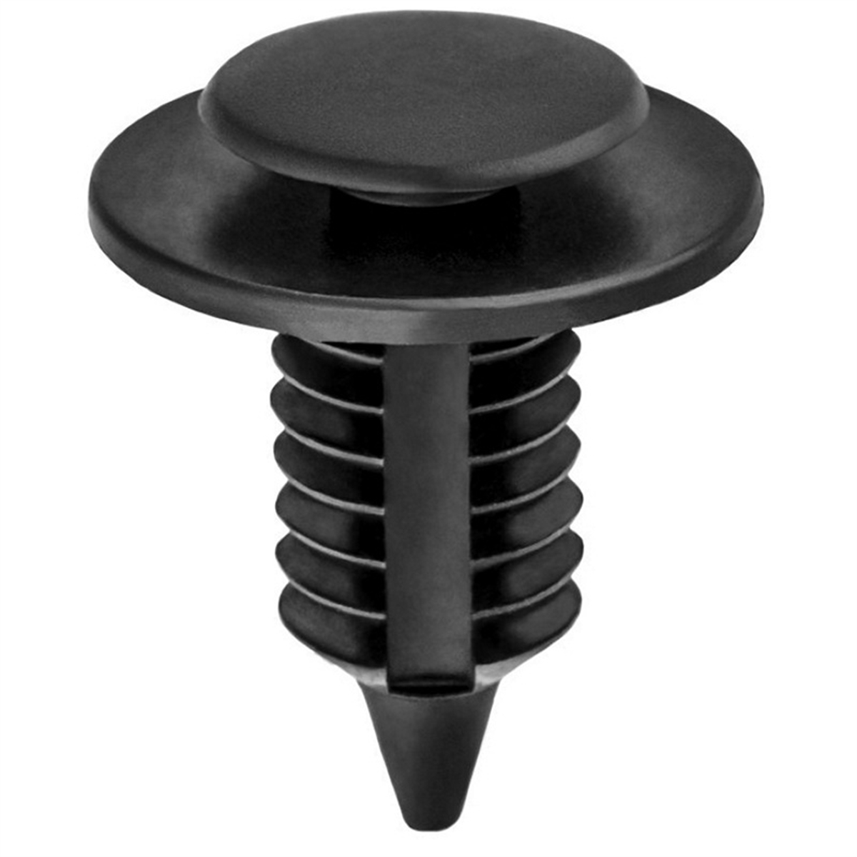 AVC17124 0.5 Top x 0.75 in. Bottom Double Head Type 7 Trim Panel Retainer, Nylon - Black