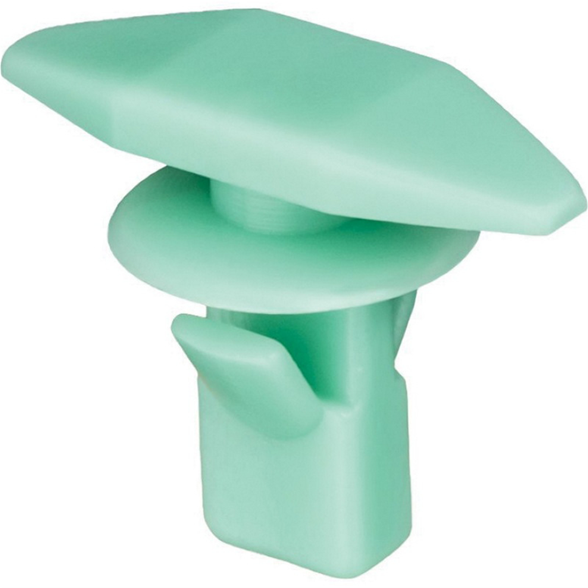 AVC19171 5 x 15 mm Bottom Double Head Type 3 Weather Strip Retainer, Nylon - Green