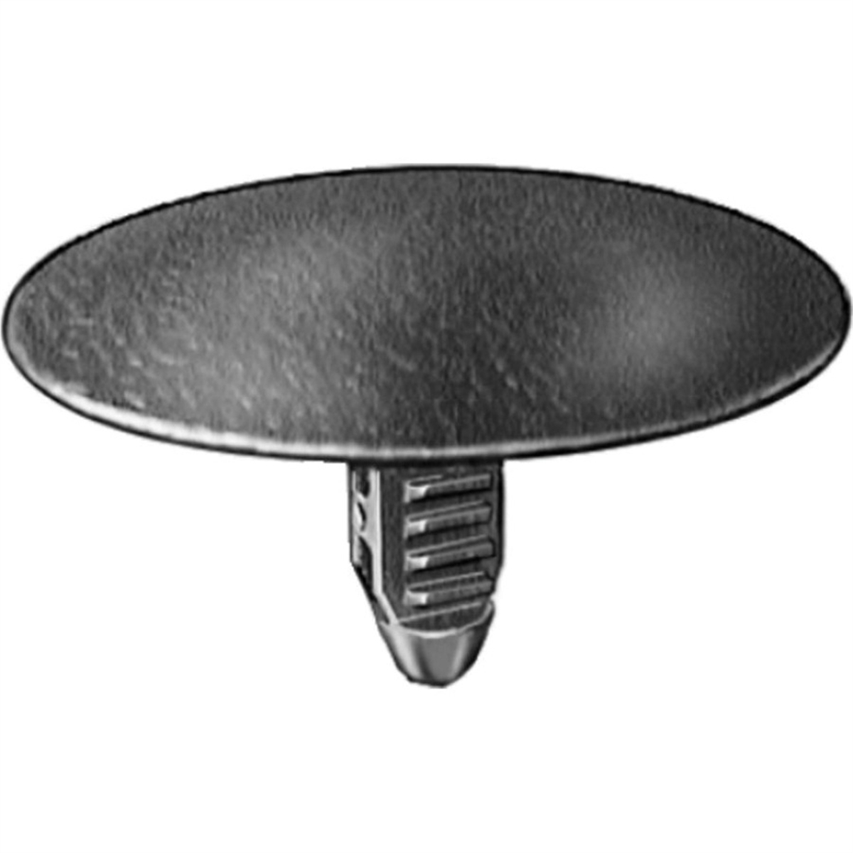 AVC19338 1.25 Bottom x 0.68 Stem Single Head Type 1 Hood Insulation Retainer, Nylon - Black