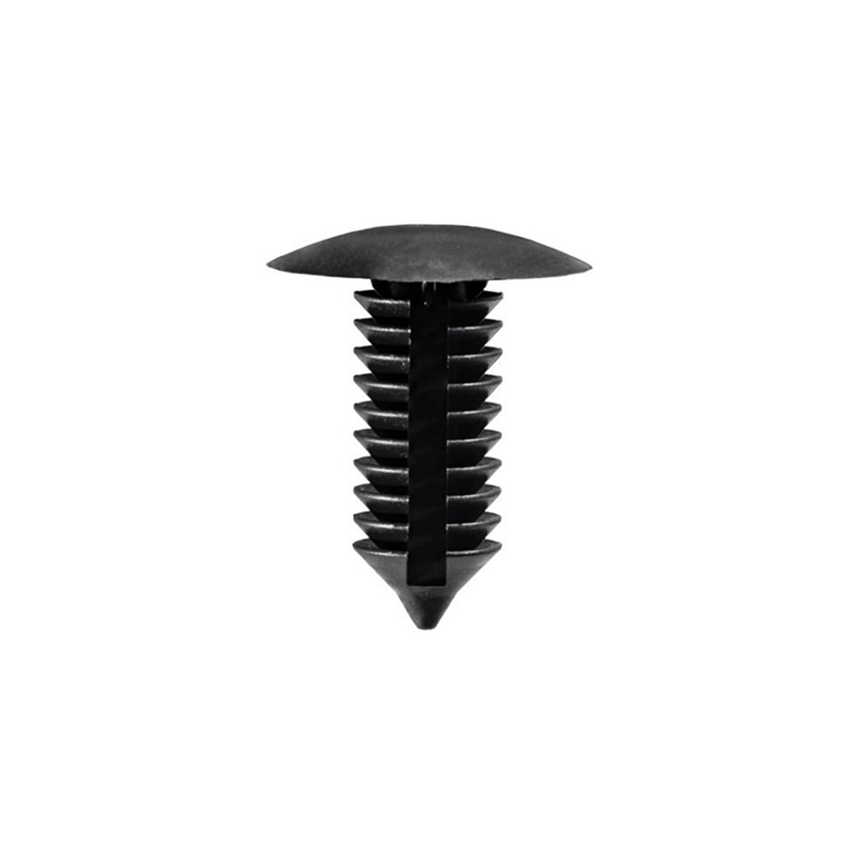 AVC19837 0.75 in. Bottom Single Head Type 1 Trim Panel Retainer, Nylon - Black