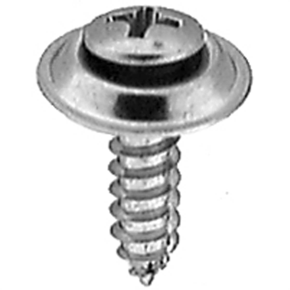 10 x 3/4in #8 Head Phillips Oval Head Sems Washer Tapping Screw, 100PK