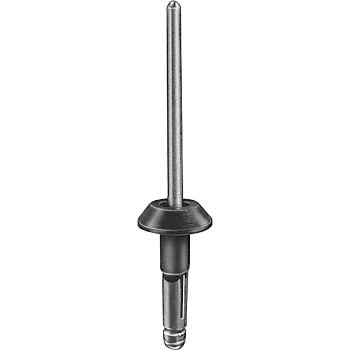AVCAP19376 0.15 in. Dia. Pak Aluminum Rivet