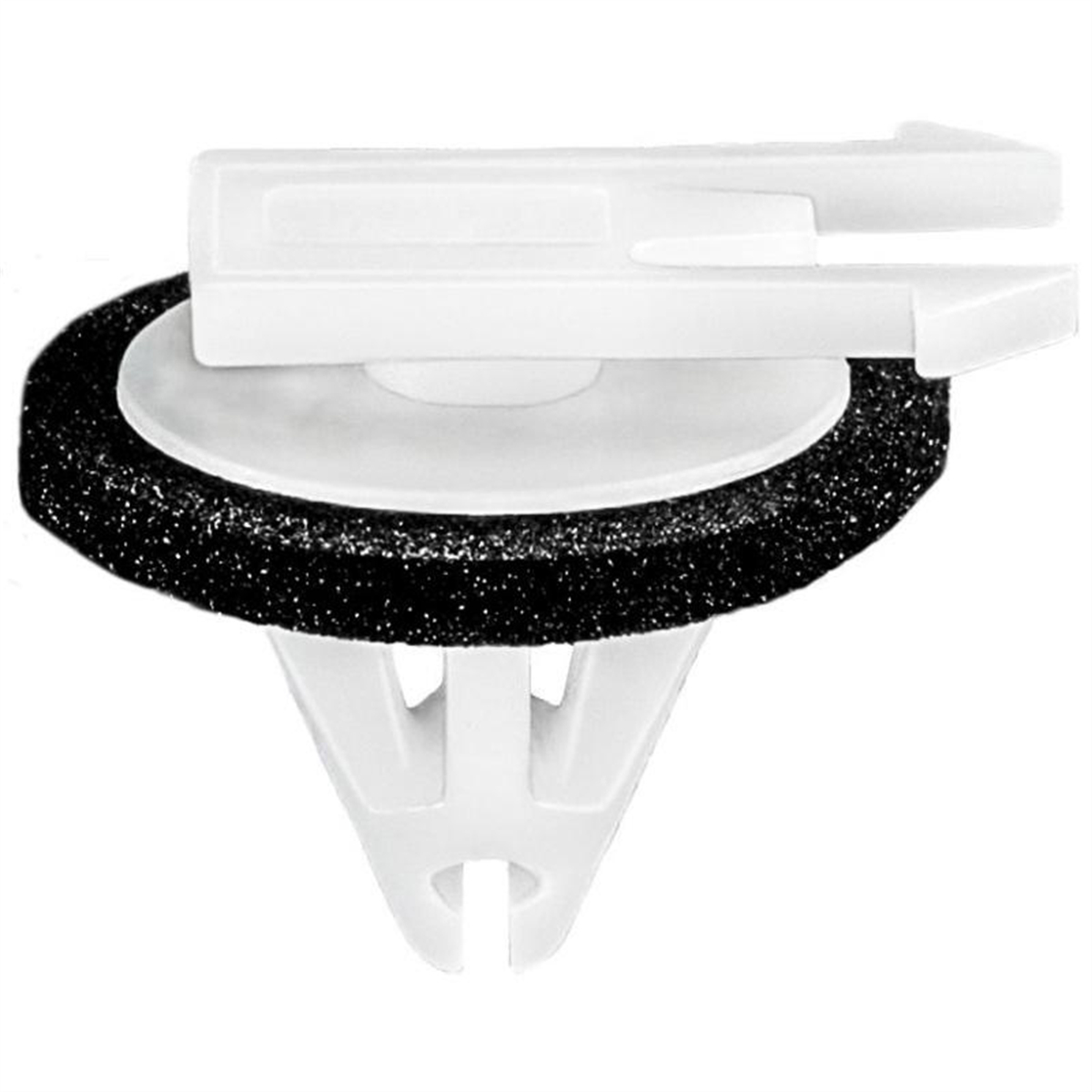 AVC21825 Molding Clip - 8 x 18 mm Top x 15 mm Dia. Bottom Head - Nylon - White