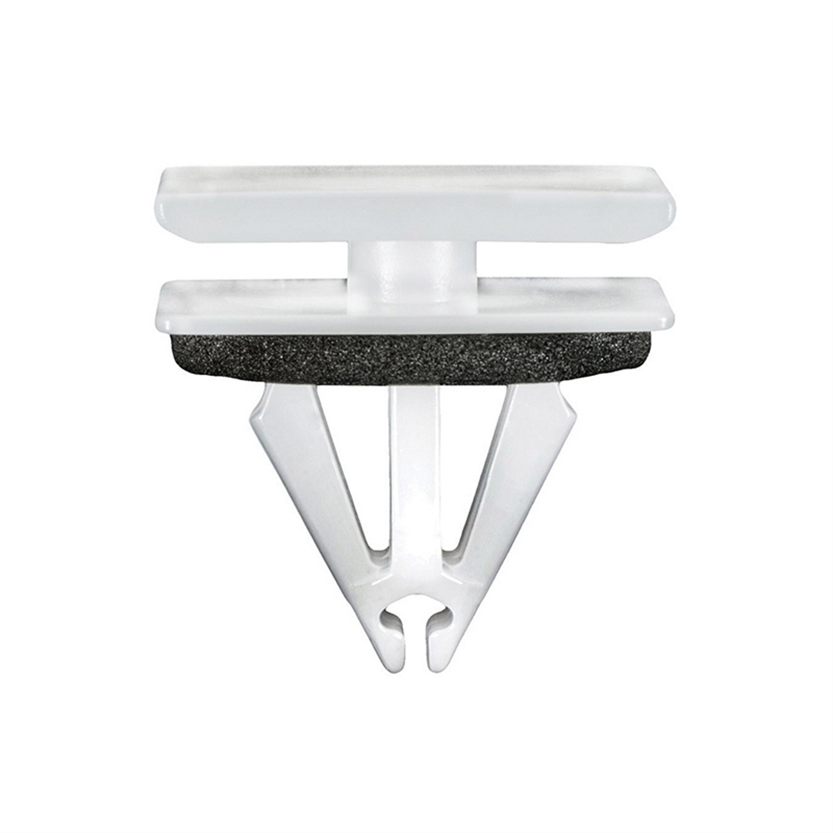 AVC22124 Rocker Panel & Door Molding Clip - 12 x 20 mm Top & Bottom Head - Nylon - White