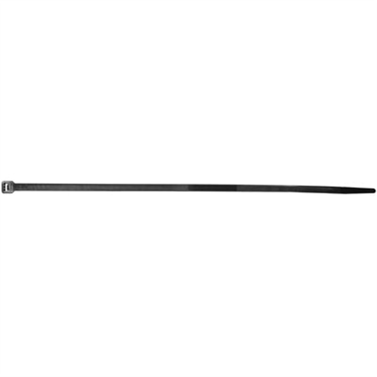 AVC15199 11 x 0.18 in. Self Clamping Cable Tie - 50 lbs Load - Nylon - Black