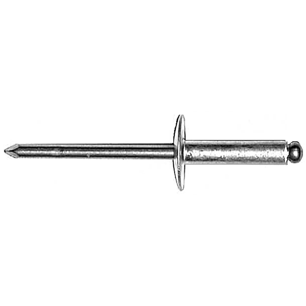 Aluminum Specialty Rivet - Silver - 0.18 Dia. - Grip Range 0.5-0.62 in. - Durable Design