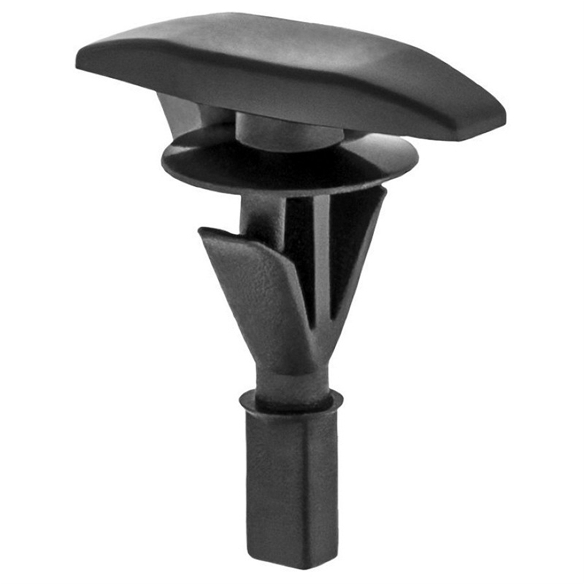 AVC17339 5 x 15 mm Dia. Bottom Double Head Type 3 Weather Strip Retainer, Nylon - Black