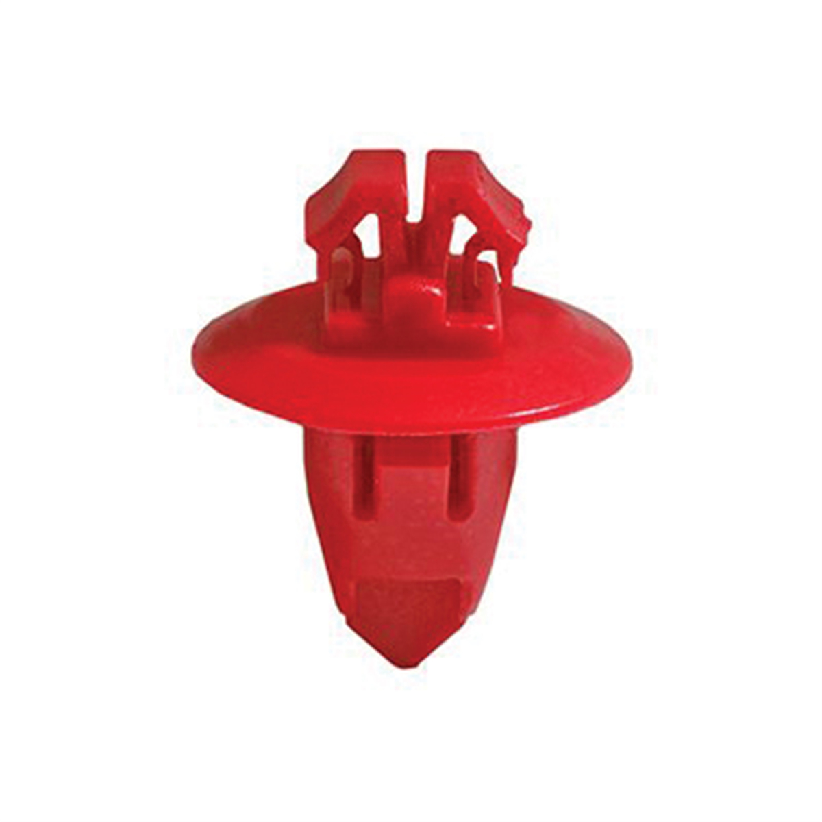 Fender Molding Clip - Red - 17 mm Head x 13 mm Stem - Durable Nylon