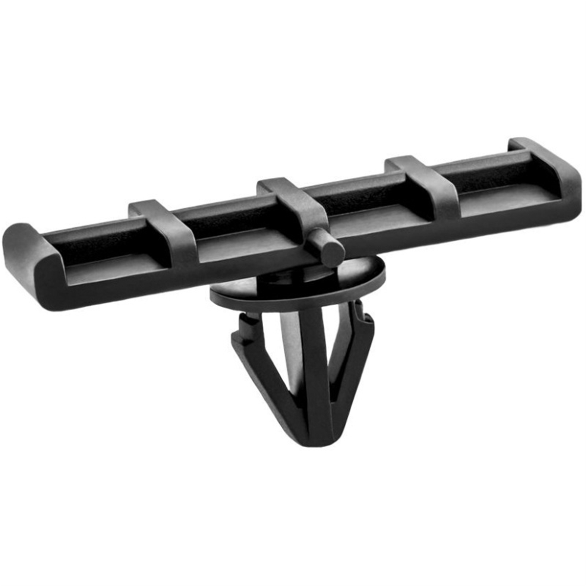 AVC20965 16 x 50 mm Head Rocker Panel Ground Effect Molding Clip - Nylon - Black