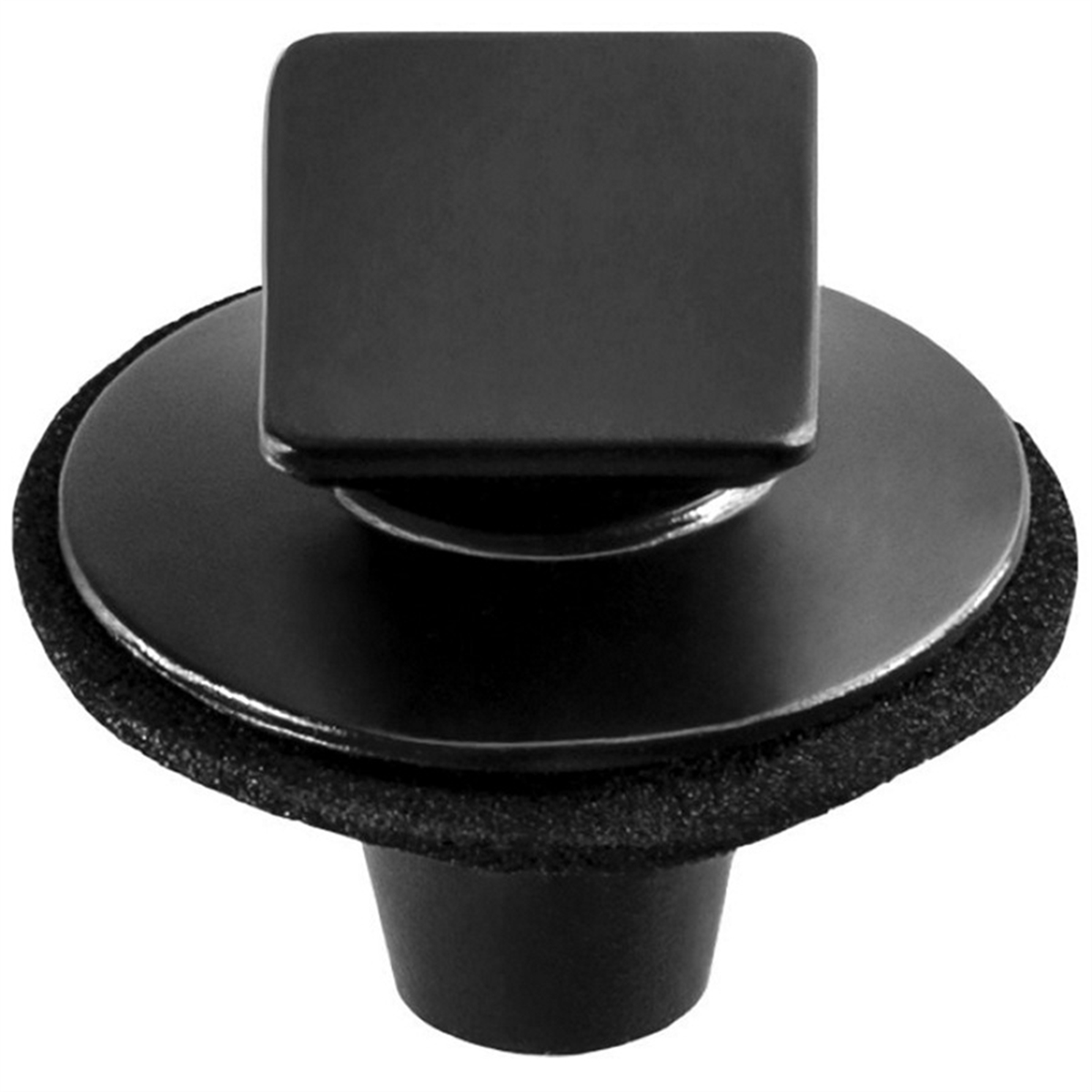 AVC21285 Rocker Panel Molding Clip - 10 x 15 mm Top x 18 mm Dia. Bottom Head x 12 mm Stem - Nylon - Black