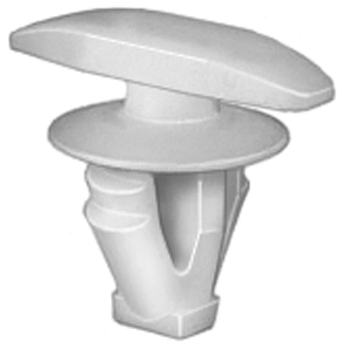 AVC21334 5 x 15 mm Bottom Double Head Type 3 Weather Strip Retainer, Nylon & White