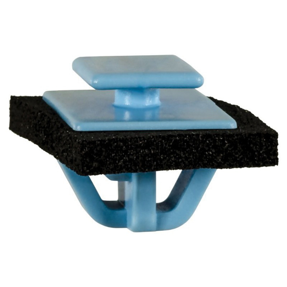 AVC22015 Door & Exterior Molding Clip - 10 x 12 mm Top x 14 x 20 mm Bottom Head - Nylon - Blue