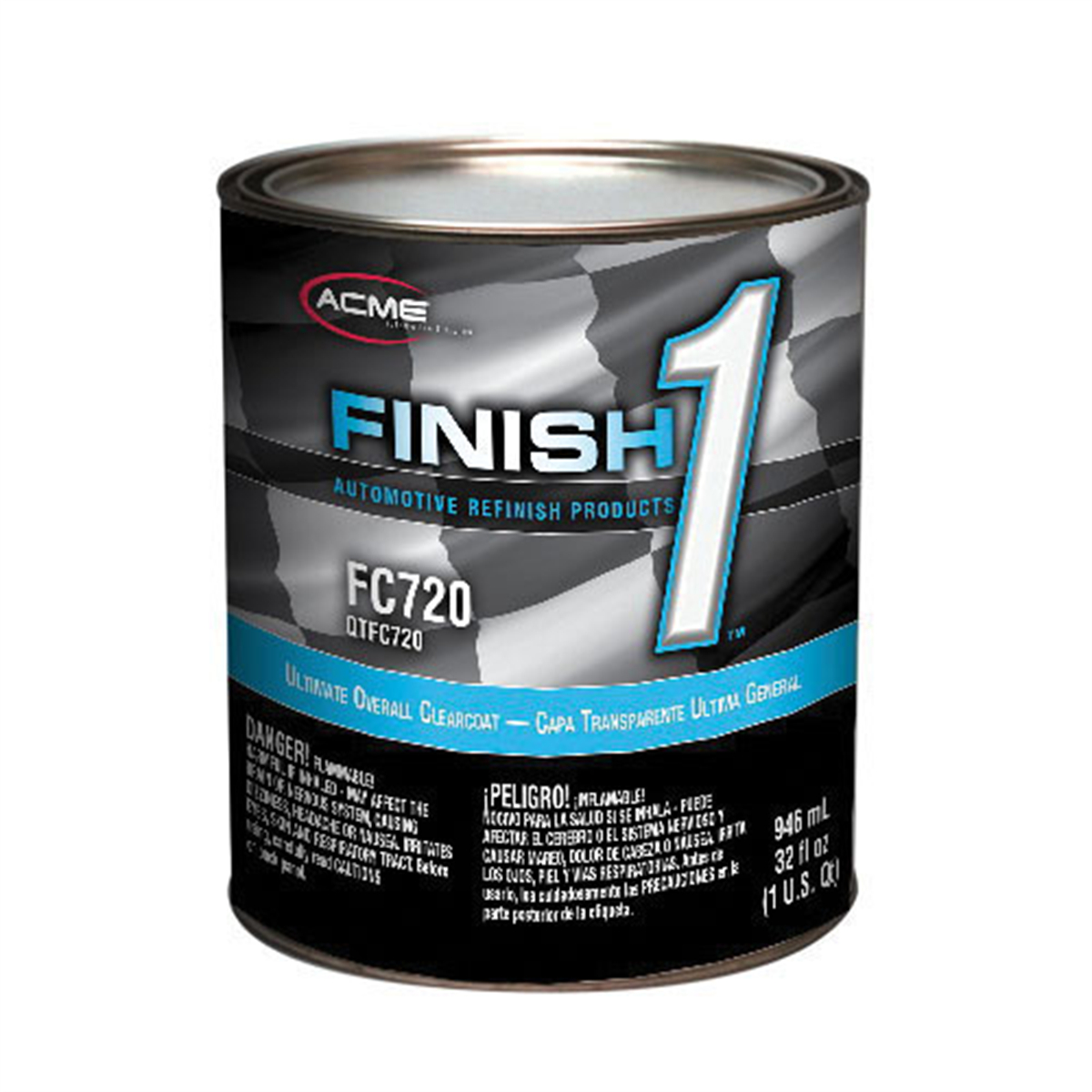 FNHFC720-4 1 qt. Ultimate Overall Clear Coat - High Solids Content - 4-1 Mixing