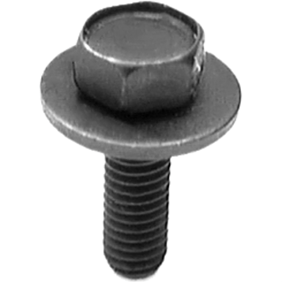 AVCAP12067 Hex Head Sems Body Bolt - M6 - 1 Screw x 20 mm x 10 mm Across Flats - Phosphate